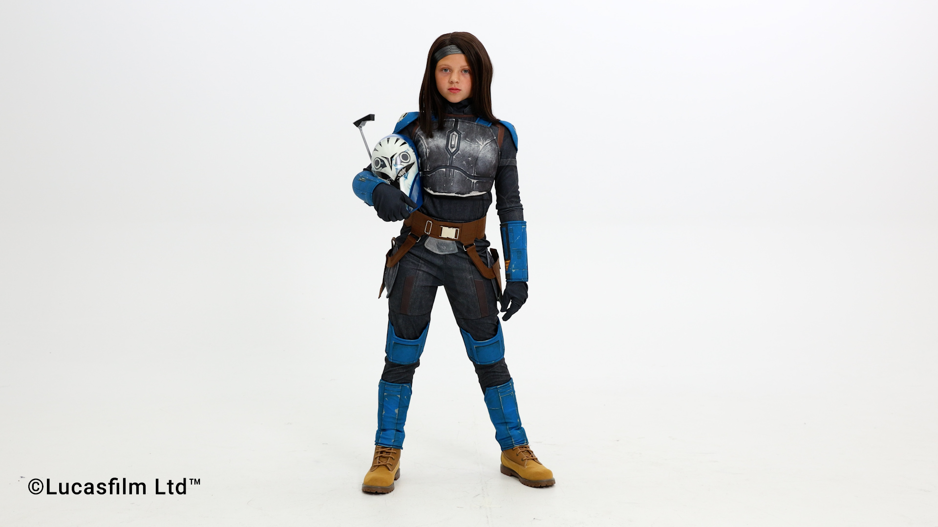 Disfraz completo Bo-Katan Mandalorian para niñas oficial miniatura 7