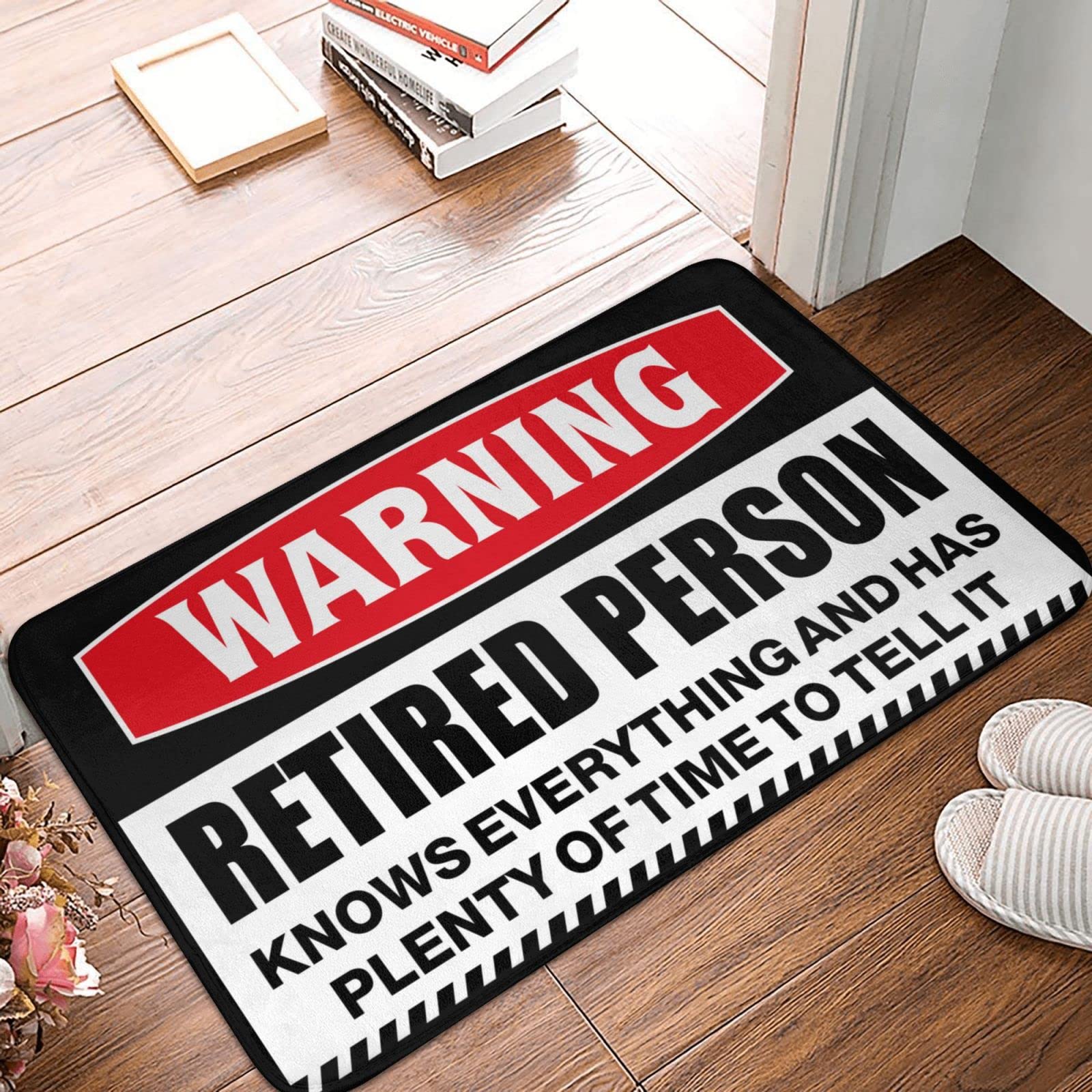 Tapis d'avertissement pour la ferme COTECI 65x90 cm humour