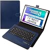 Cooper Infinite Executive Universal Tablet Keyboard Case for 7, 7.9, 8 inch | Tablet Case with Keyboard & 2-in-1 Leather Folio Cover | Bluetooth, Wireless, Hotkeys | Android, Windows, iPadOS Blue