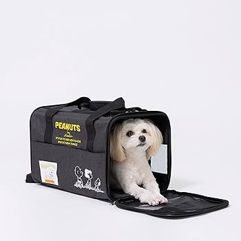 ぽ*˚様 新品 PEANUTS スヌーピー ペット キャリーバッグ Sサイズ スヌーピー 折畳み キャリーバッグ 《ご機嫌柄 》 S 超小型犬 約