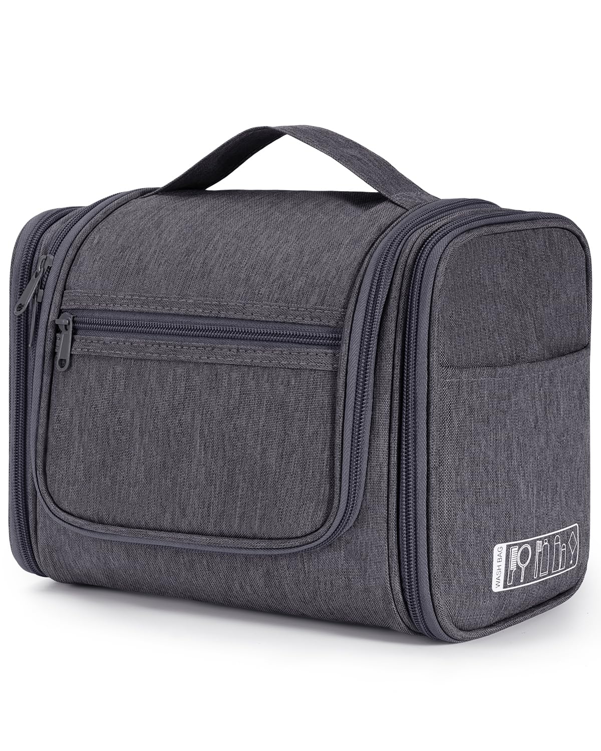 WANDF Groß Waschtasche, Kulturtasche zum Aufhängen für Damen, Kulturbeutel Herren Gross, Waschbeutel für Camping Reisen für Kinder Frauen Mann