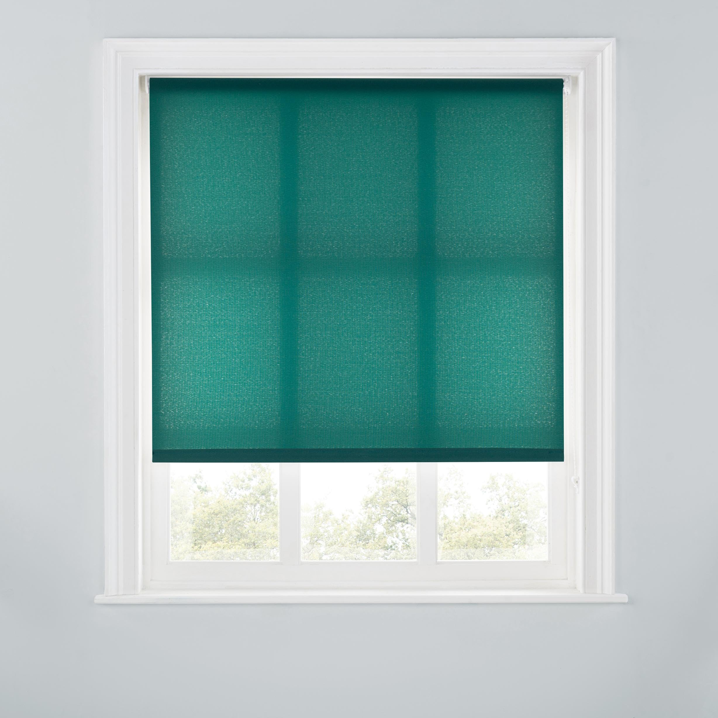 Trimmable Daylight Roller Blind - 4FT - DARK GREEN - 120cm(W) x 170cm(L)
