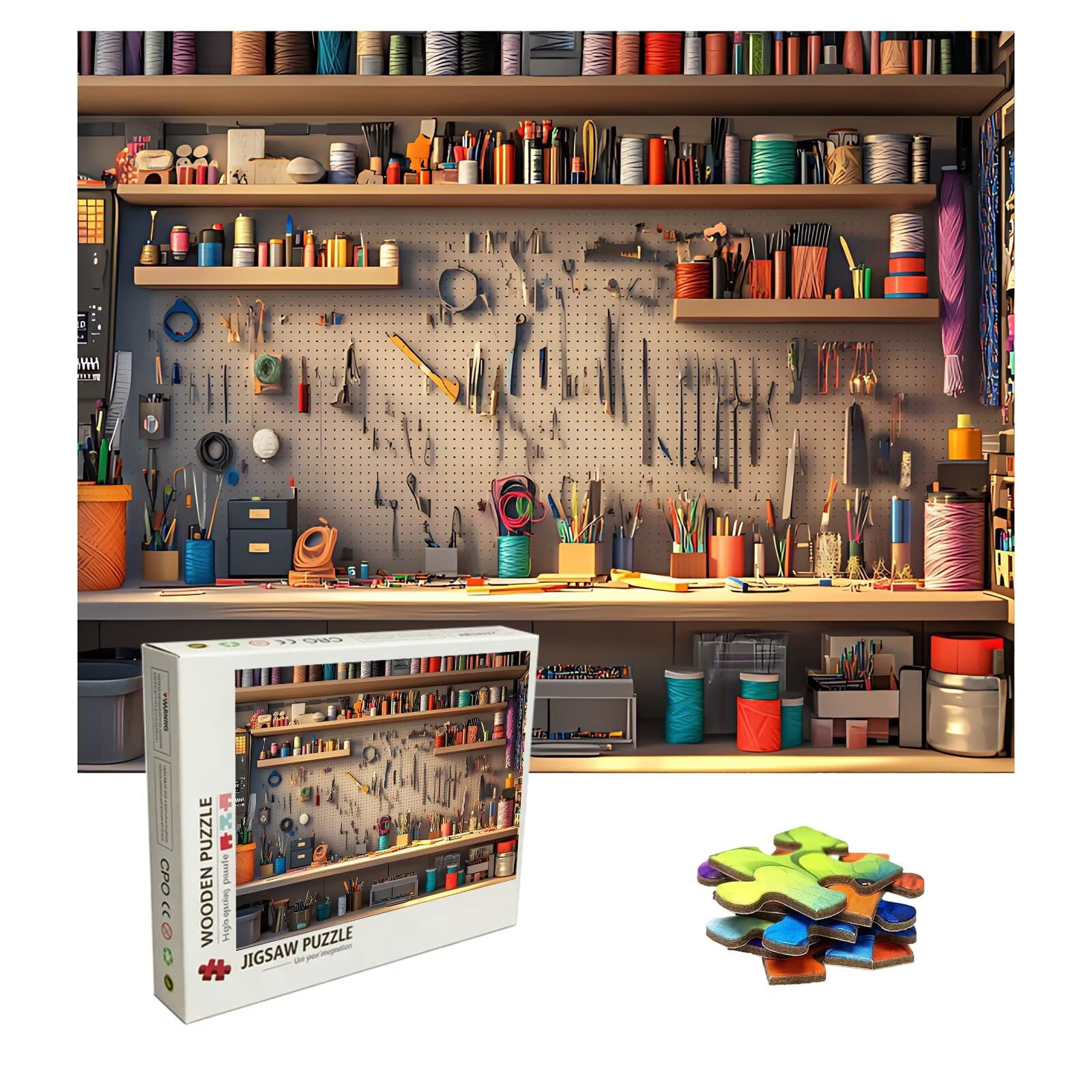 Puzzle 6000 sztuk kolor, drewniane puzzle dla dorosłych, niemożliwe klasyczne narzędzie do układania, gra zręcznościowa dla całej rodziny, kolorowa gra układankowa, dekoracja i prezent 179,5 x 105,5