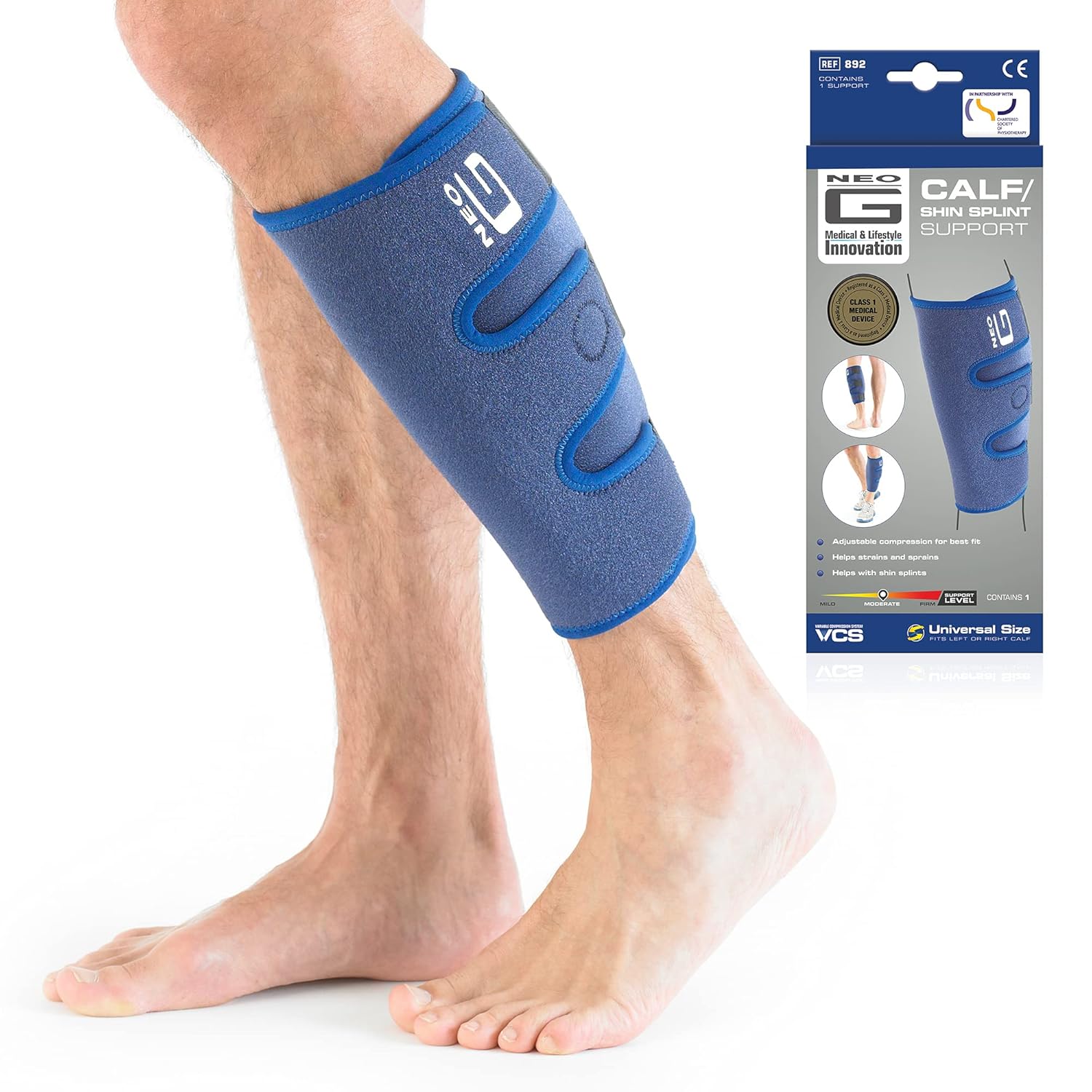 Neo G Calf Shin Splint Support One Size Amazon.in Health