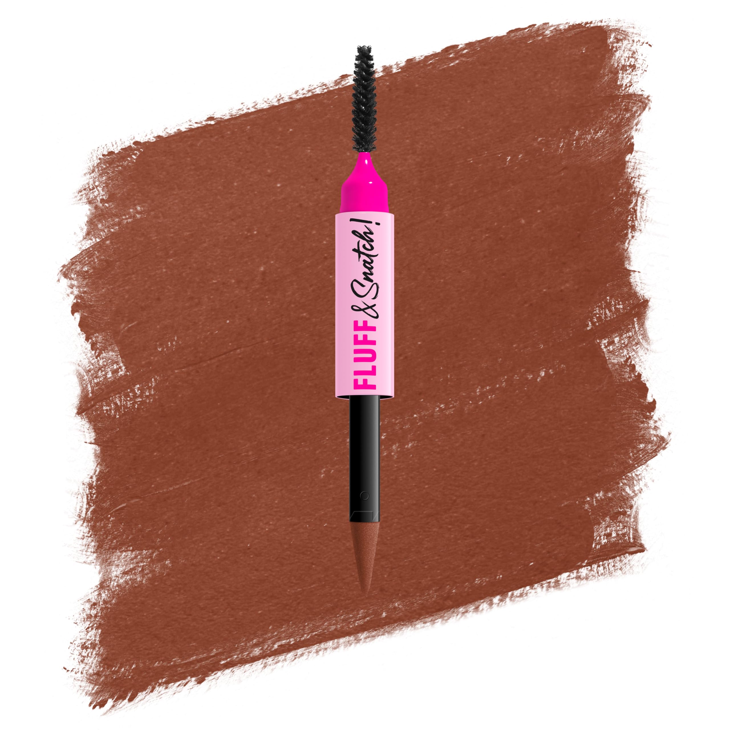 NYX Professional Makeup Fluff & Snatch Brow Powder Pen, 24H Longwear Cream-to-Powder Eyebrow Tint, Smudge-Proof & Transfer-Resistant Soft Matte Finish, Diffused Natural, Shade: 03