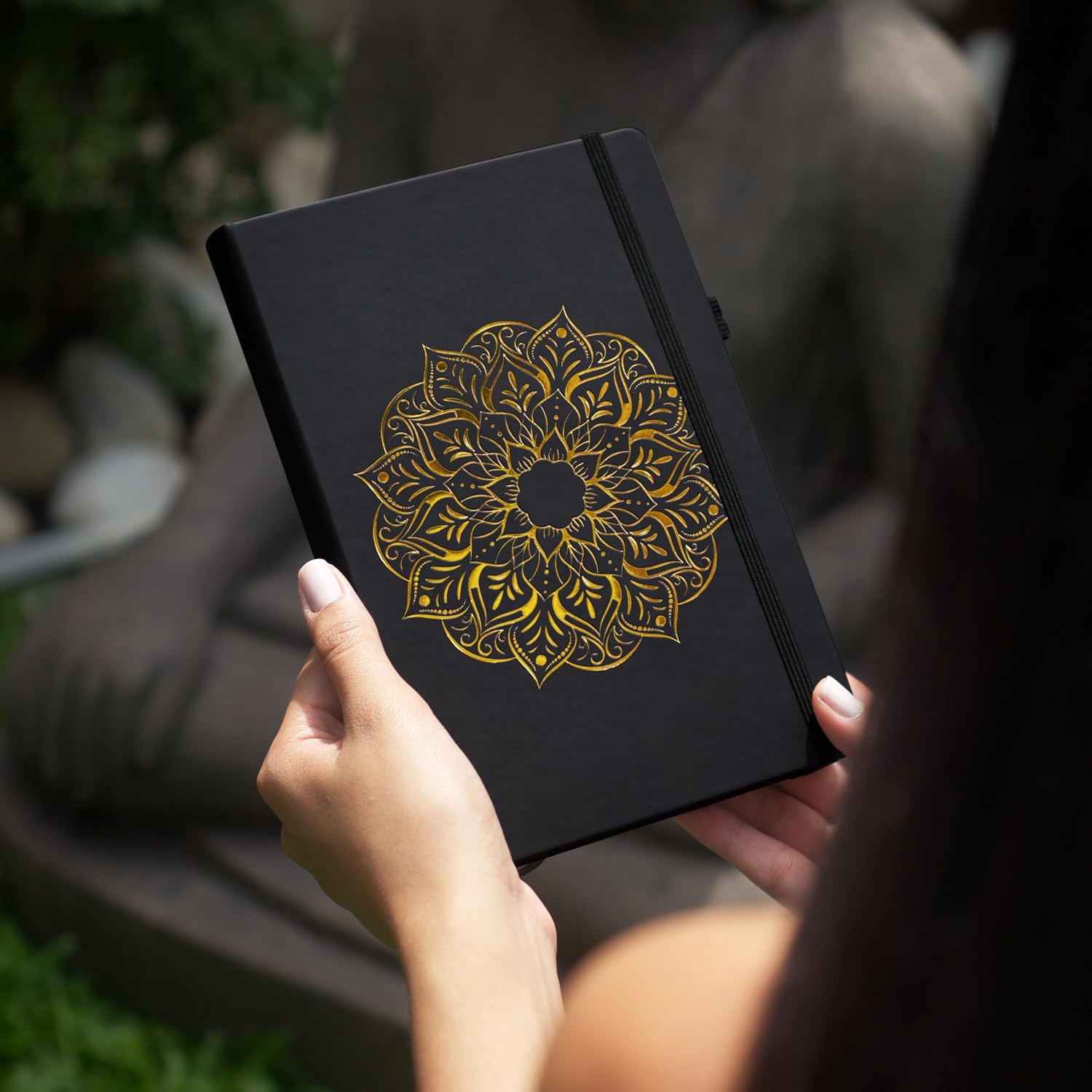 Veway Mandala Journal and Pen Gift Set - Vegan Leather Journal with Pen - Professional Diary for Women or Men - A5 Hardcover Fancy Notebook Gift Set - Index & 224 Lined Pages