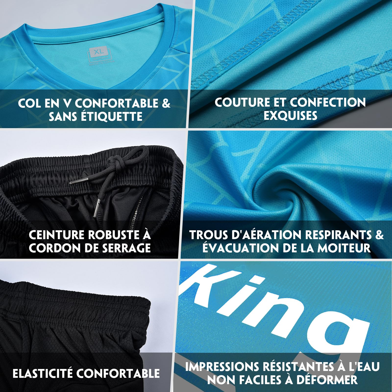 Personnalisé Maillot Gardien de But Football Junior Enfant avec Nom Numéro Équipe