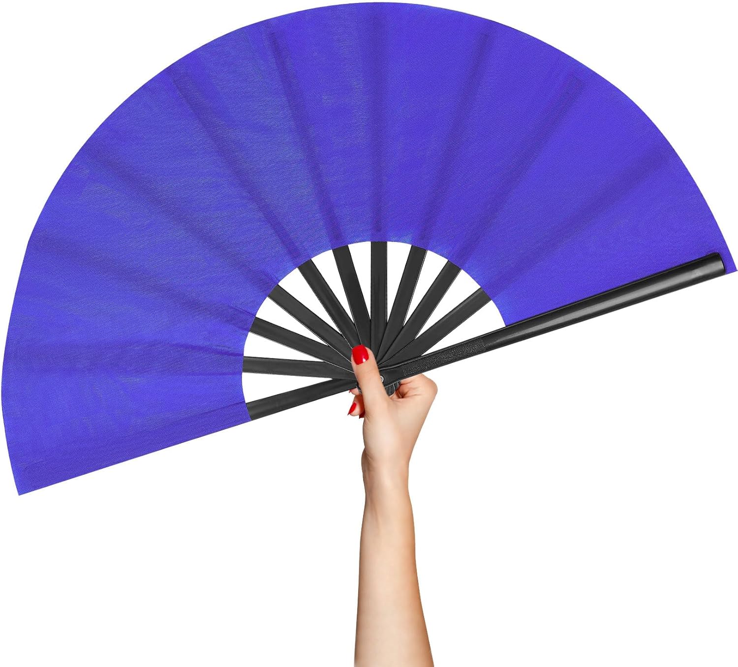 Amazon.com: BAICFQUK Rave Fan Large Folding Fan-Hand Fan Clacking Fans ...