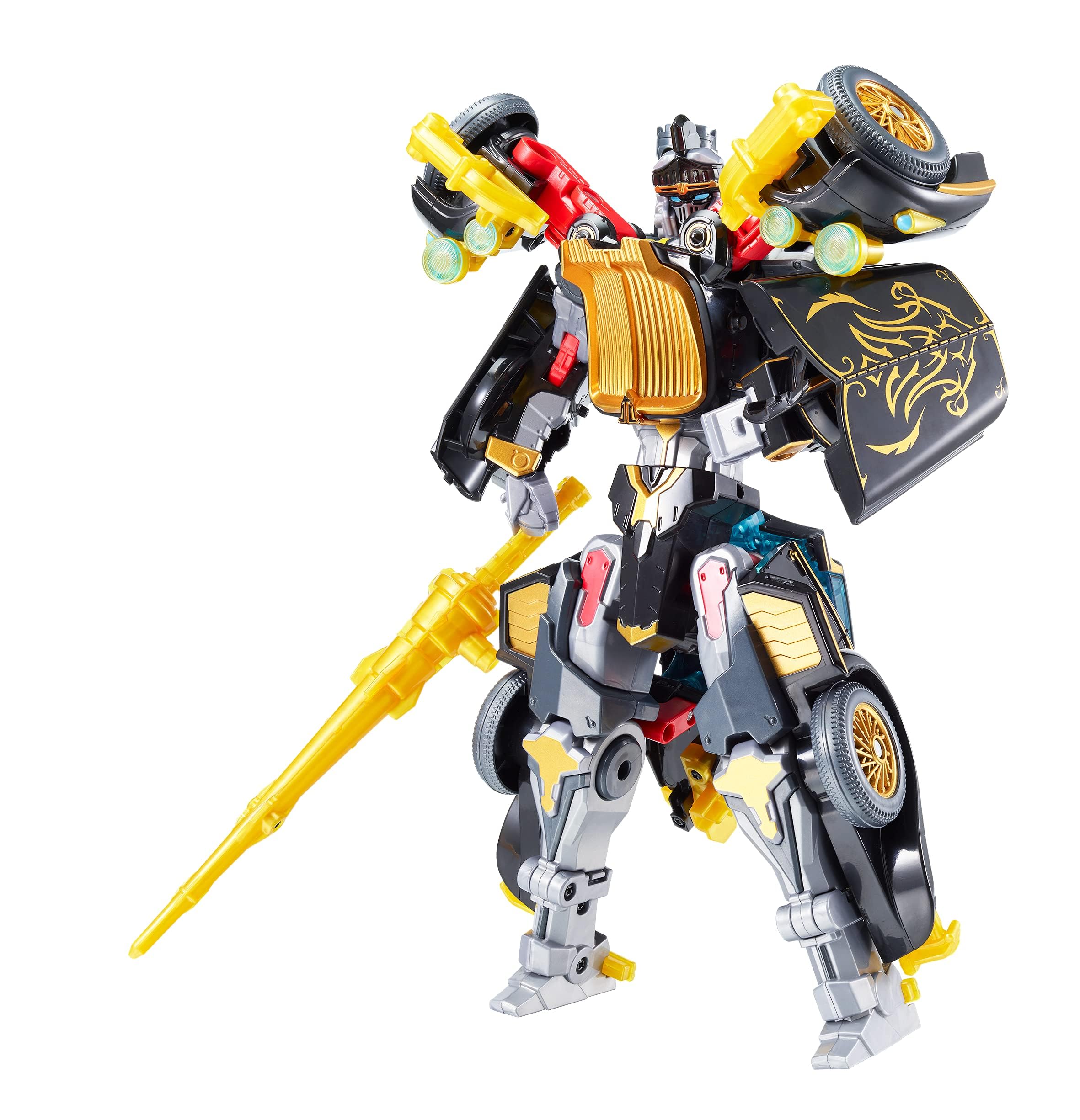 GD Paragon, Transforming Collectible Vehicle to Robot Animation Character, Black