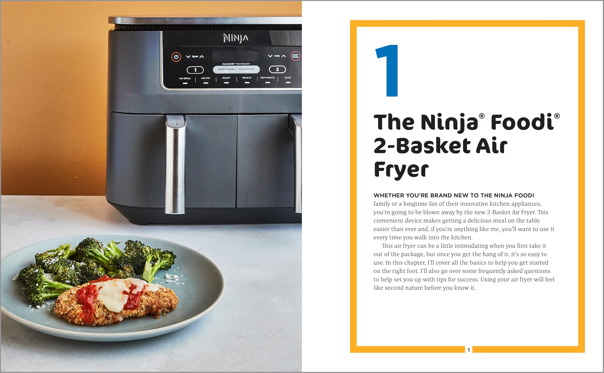 Ninja Foodi 2-Basket Air Fryer Cookbook for Beginners: 80 Recipes for Complete Meals using DualZone Technology