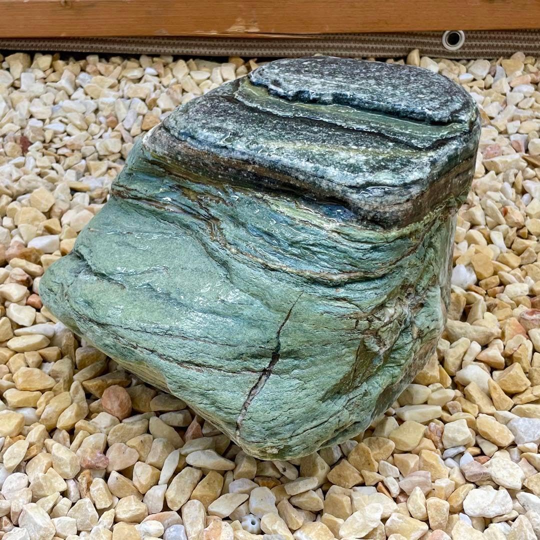 阿波の青石 四国 庭石 銘石 和風 庭園 造園 枯山水 花壇 植栽 坪庭 DIY