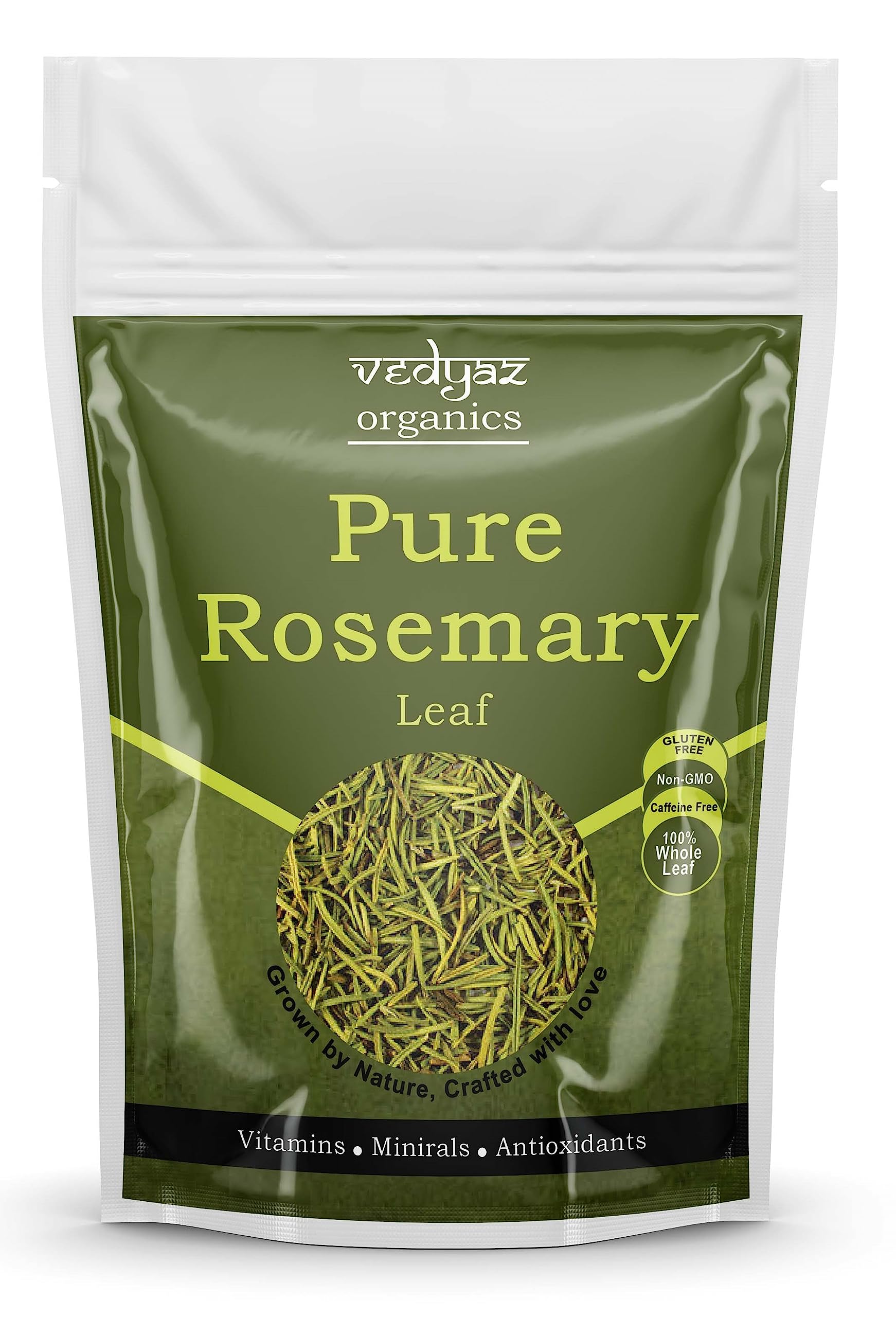 Vedyaz Organics Rosemary Dried Leaves For Hair Growth - 500 gm - Organic Rosemary herbal tea/Rosemary for cooking (B0CZRLZG67) Amazon Price History, Amazon Price Tracker