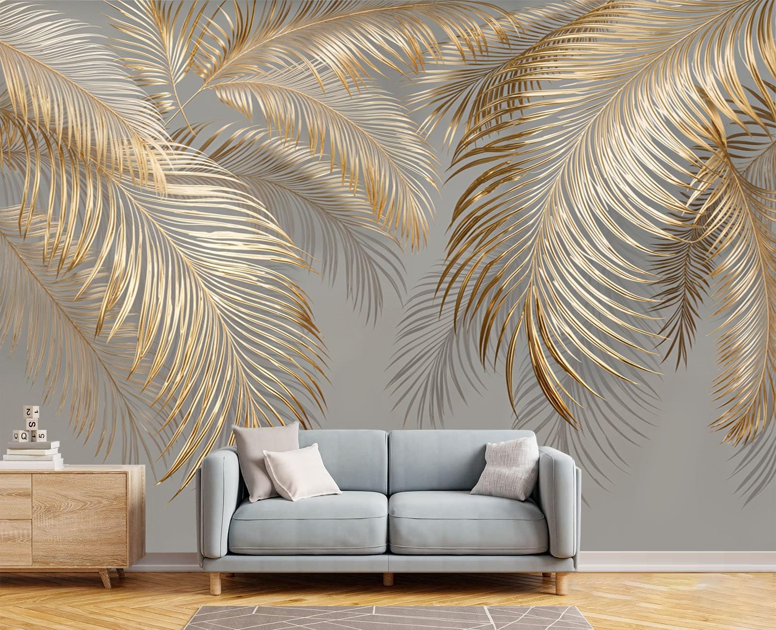Papier peint marbre panoramique 250x175cm décoration murale moderne pour salon et chambre