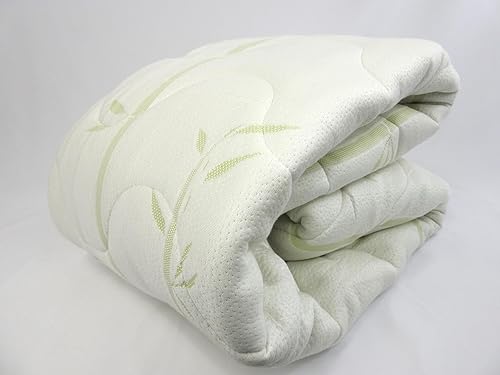 Miniatura 6 de Rayón impermeable de bambú Jacquard California King colchón, blanco