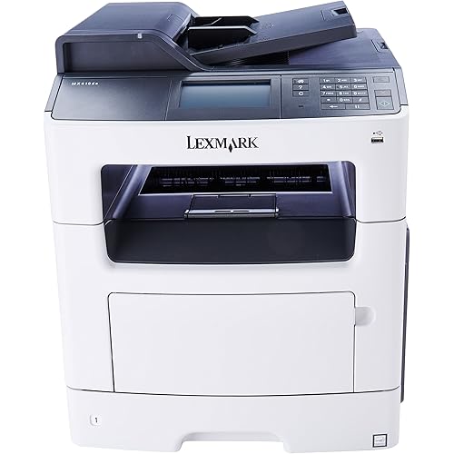 Lexmark MX410de MX410 35S5701 4063-230 All-In-One Laser Printer Copier Scanner MFP With Toner Drum USB Cable (Renewed)