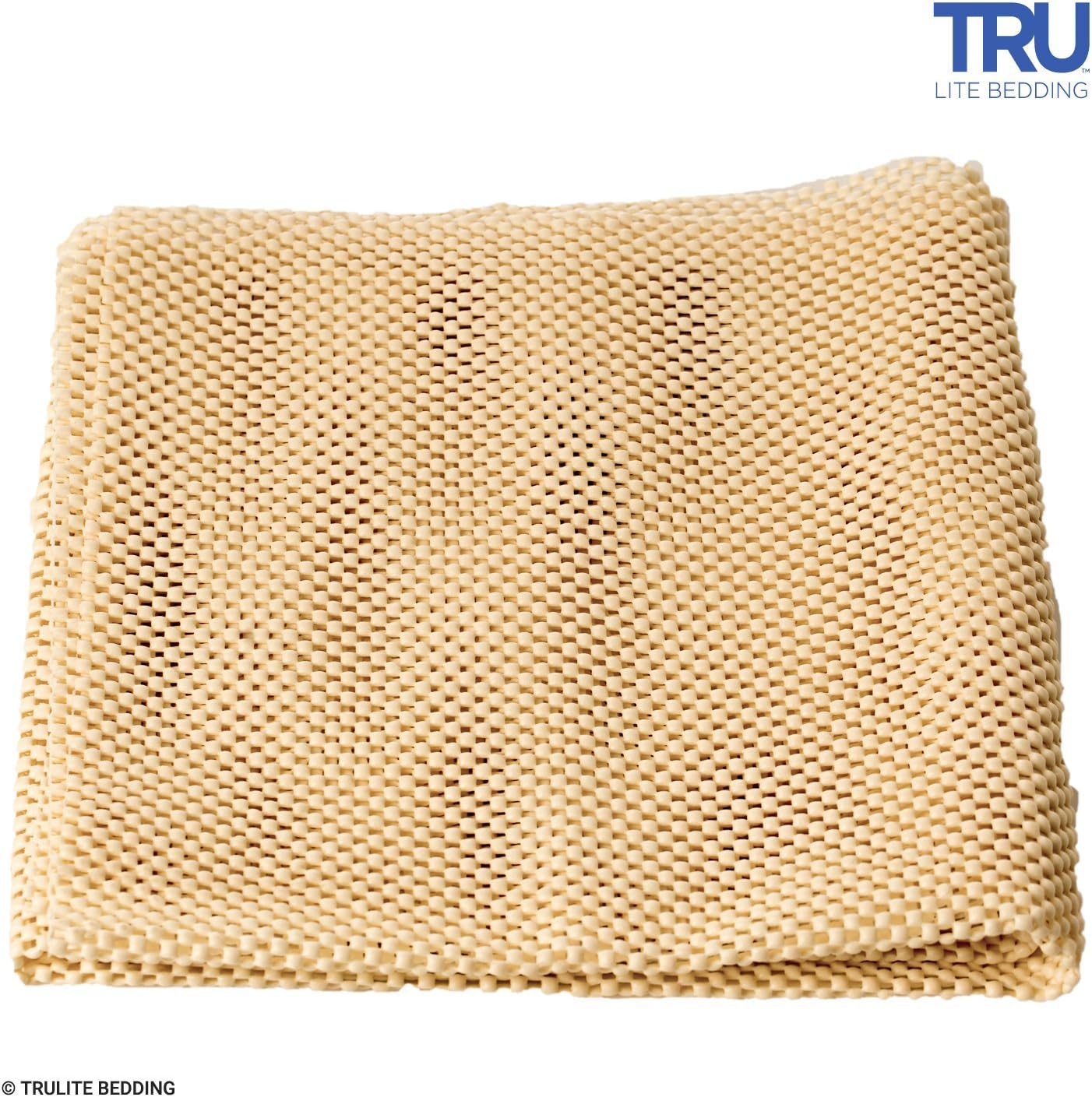 TRU Lite Bedding Extra Strong Non-Slip Mattress Grip Pad - Heavy Duty Rug Pad - Secures Carpets and Furniture - Easy, Simple Fit - Full Size - Non Slip Pad for 5' x 7' Rug