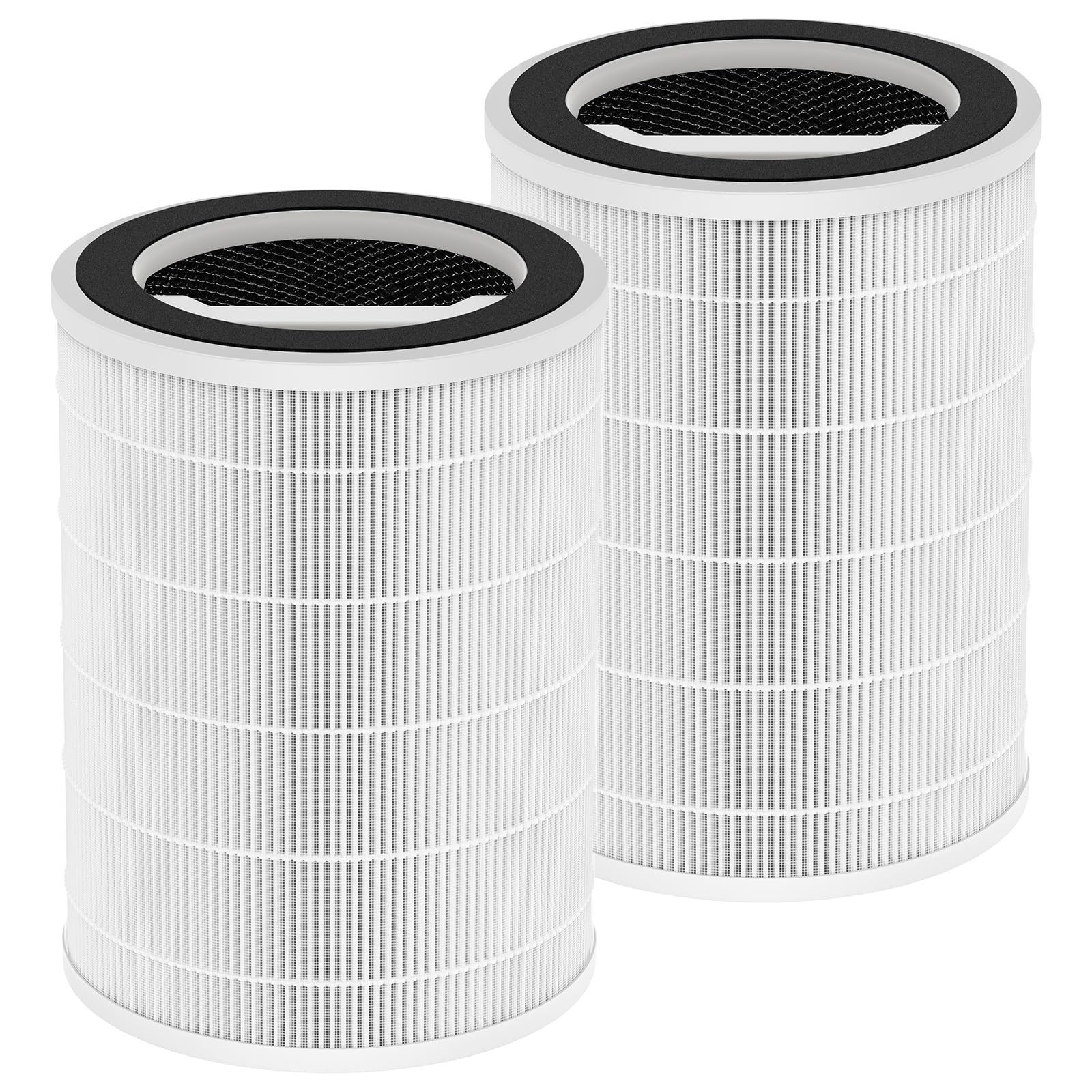 2 Pack Air Filter Replacement for G200S/G200 Air Purifier, 3-in-1 H13 True HEPA and Activated Carbon Air Filter for Pet Dander Pollen Pet Hair Smoke Odor Kitchen Smells