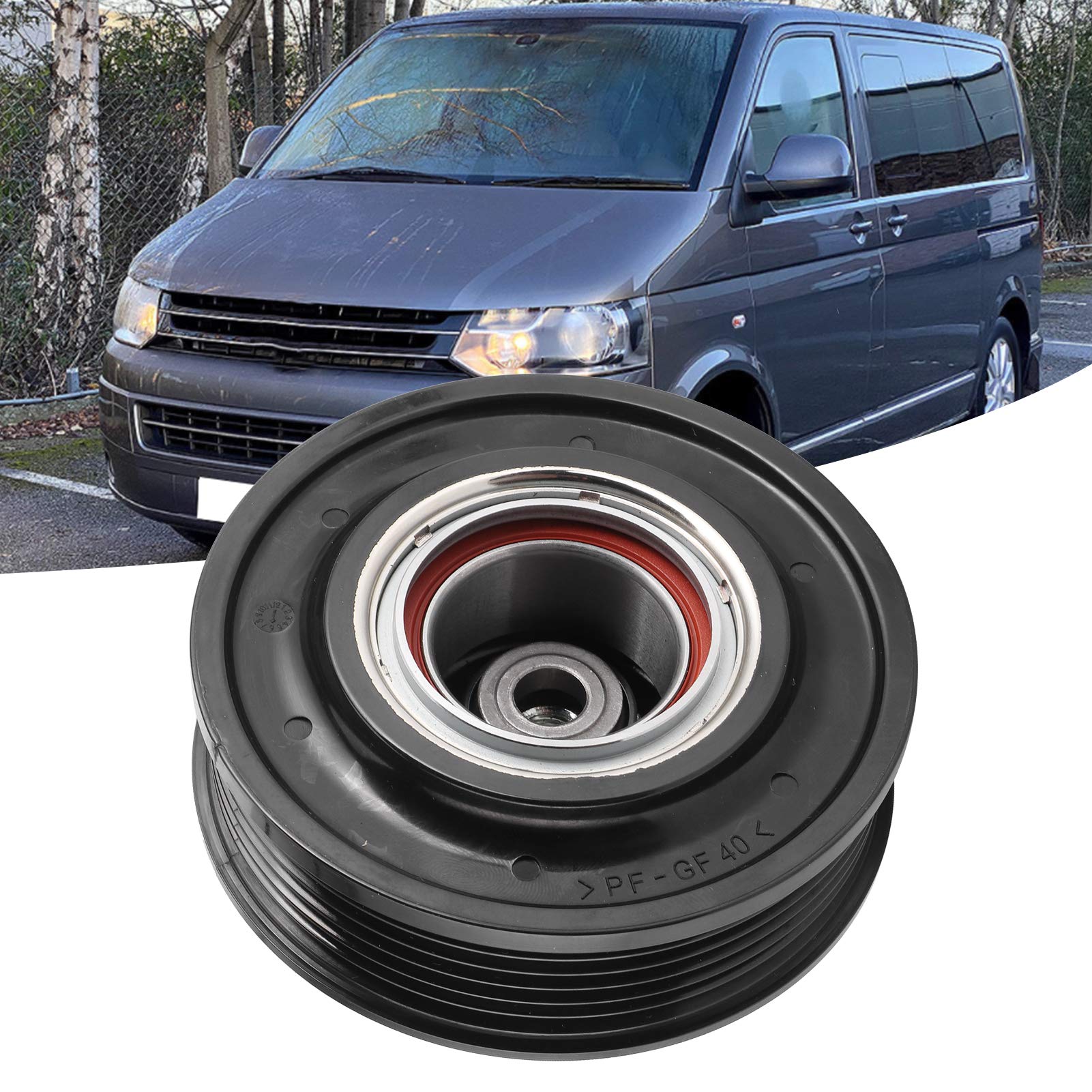 Frizione Compressore AC Per Jeep Patriot 2.0 E 2.4 - Acciaio Inox, OE 158388 - Foto 6