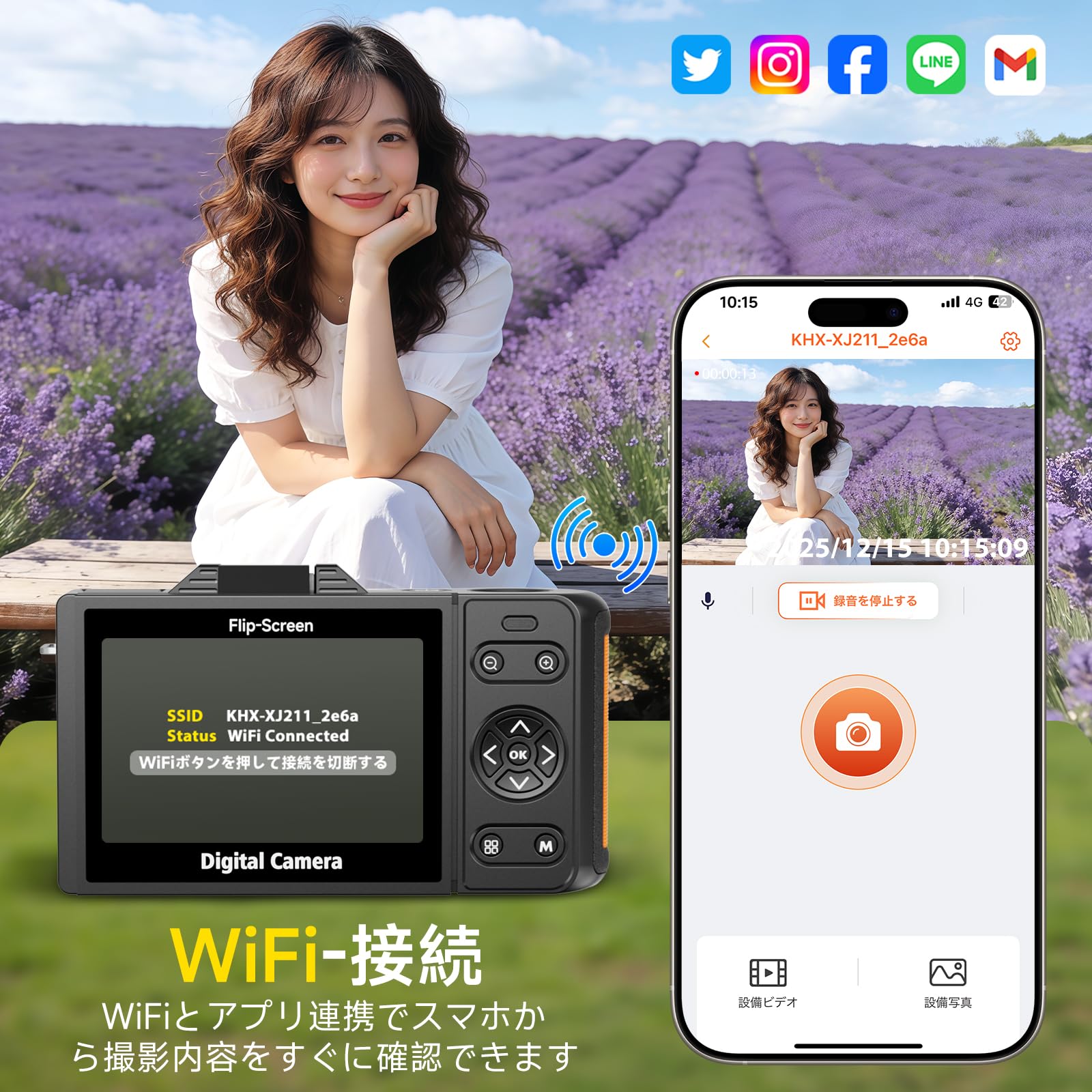 Amazon | TREXPURE デジカメ 6K 9600万画素 Wi-Fi機能 デジタルカメラ