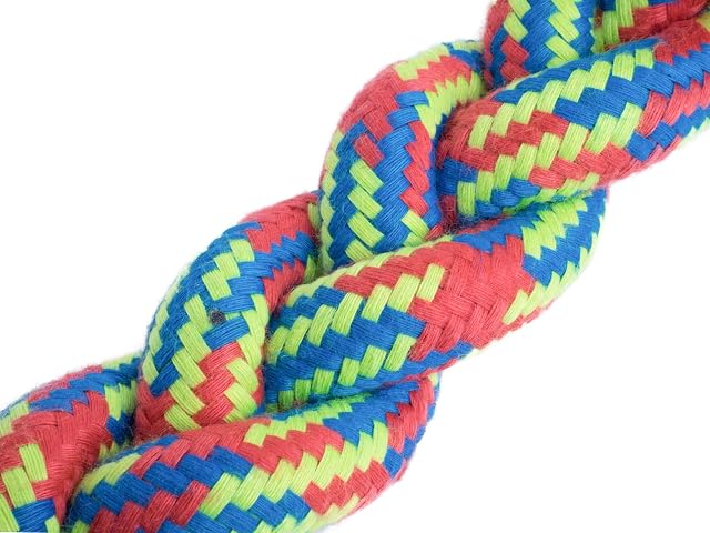Foto 3 de 6 de Petface Toyz - Hueso de Cuerda Tejida Anudada para Perro