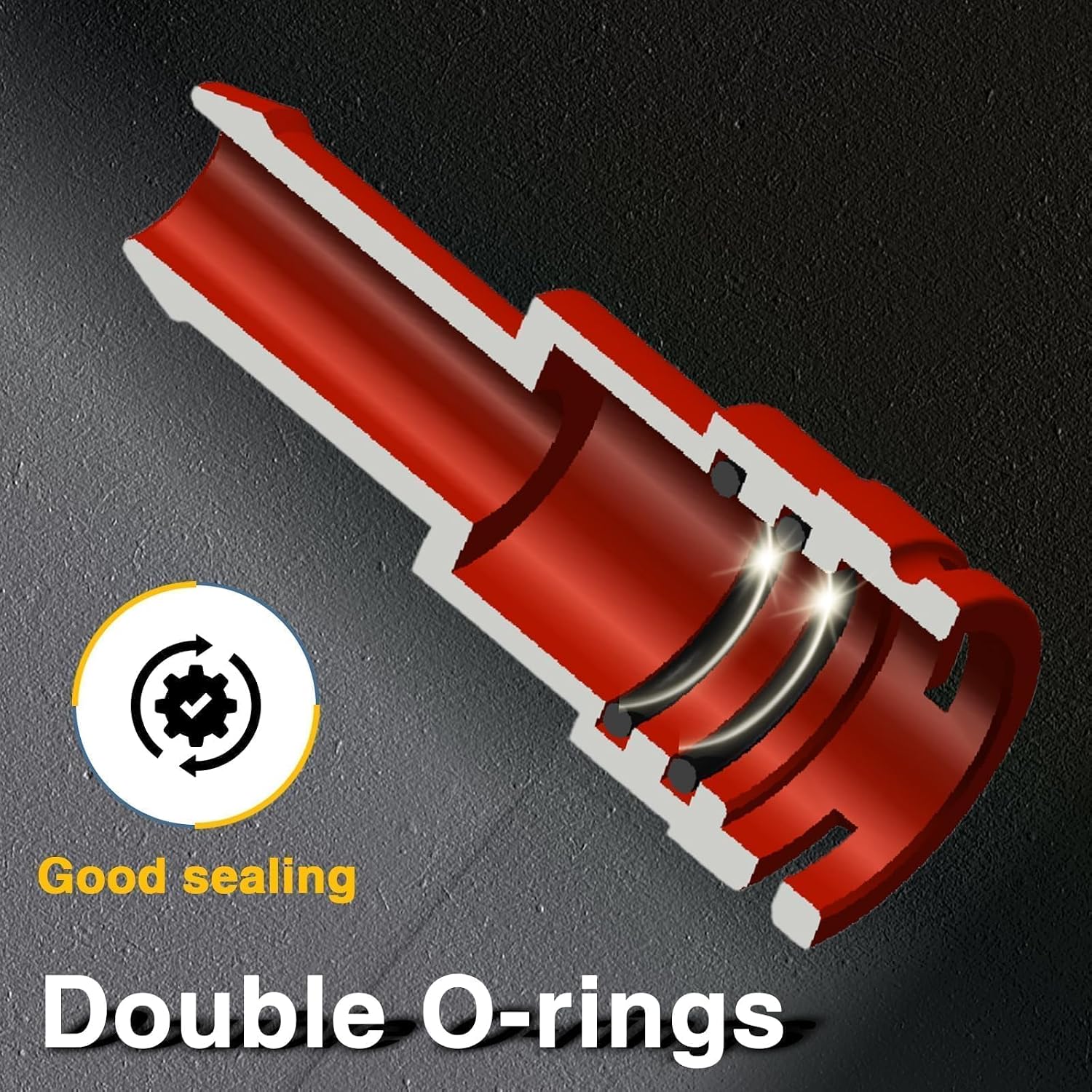 EVRBUL 2PCS Upgraded Aluminum Connectors Heater Core Tube Coolant Hose Connector Inlet/Outlet 3/4Inx5/8In Compatible with Chevrolet GMC Cadillac Replace#15032062 15151875