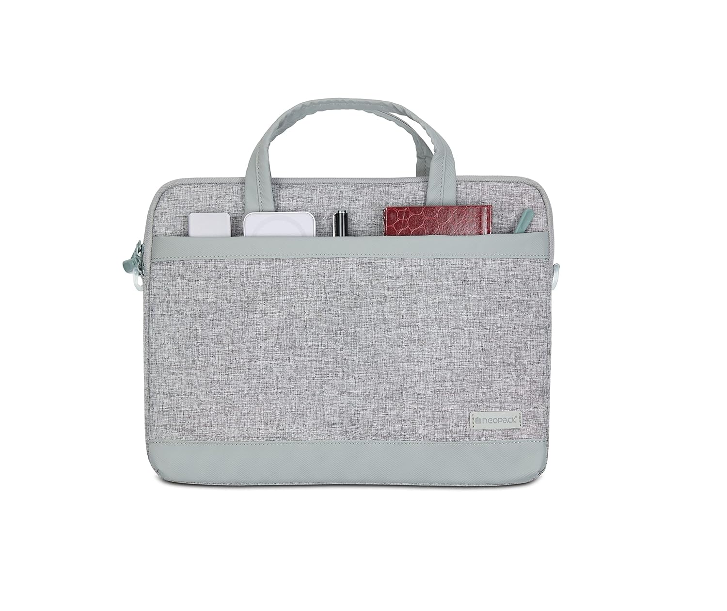 Neopack Oxford Sleeve for 13-13.3″ Macbook Air/Pro M3 / M2 / M1 2016-2024, Macbook Pro 14″ M3 / M2 / M1 Chip, 13″ Notebooks, iPad Air/Pro 13″ & iPad 12.9″ (Stone Grey)