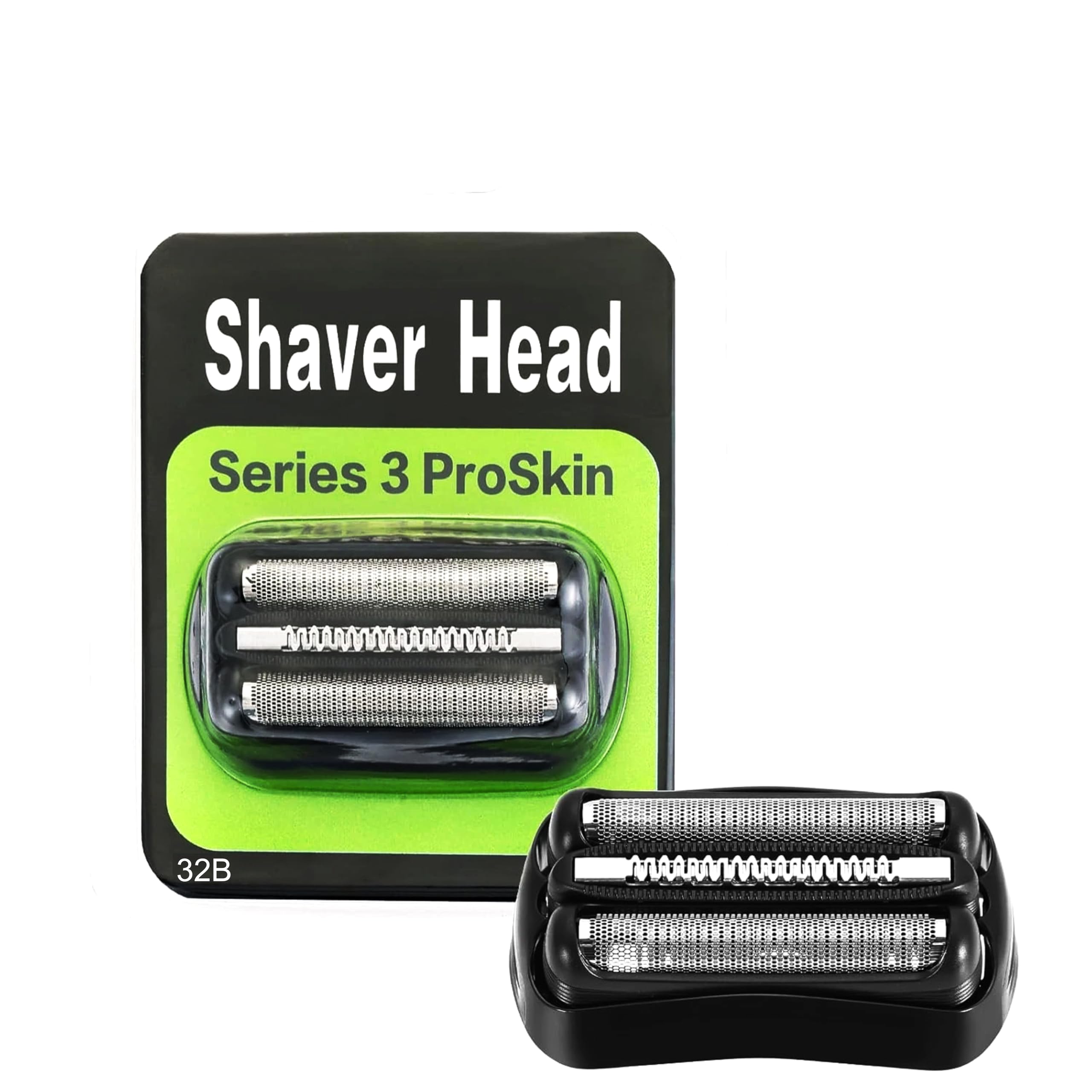 Electric Shaver Replacement Head 32B, Foil and Cutter Accessories Compatible with Bra un Series 3 Models S3 3040s, 3010s, 310s, 3000s, 3050cc, 3080s-image-3