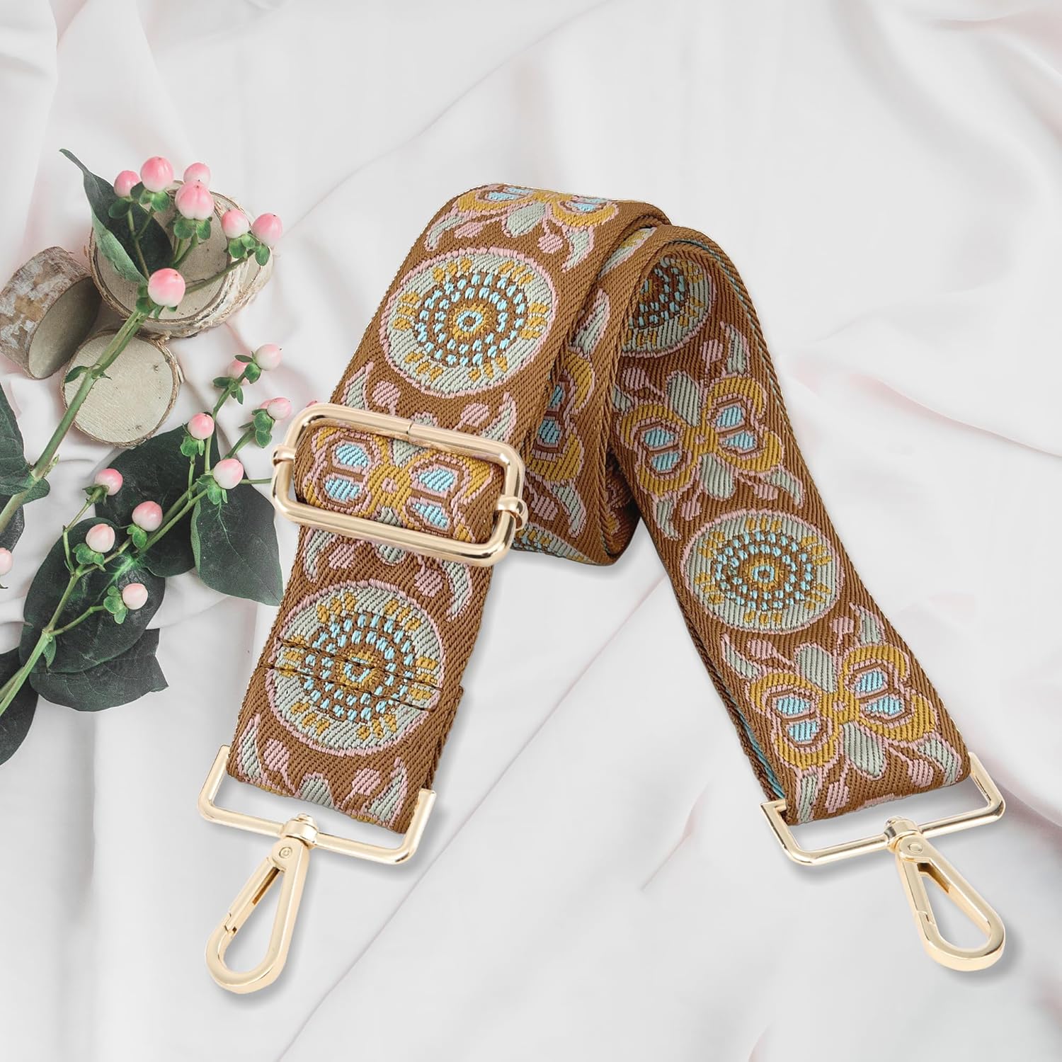 GINJKGO Purse Straps Replacement Crossbody - Adjustable Bag Strap for Purses, Wide Shoulder Strap for Women Guitar Purses - Image 6