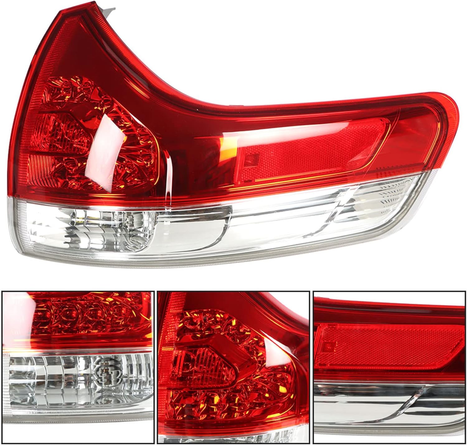 Outer Rear Right Tail Light Assembly Replacement for Sienna 2011-2014 Passenger Side