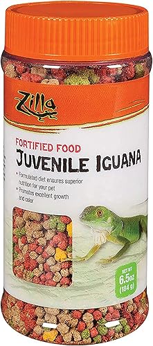 Zilla Reptile Food Juvenile Iguana Fortificada 65 onzas