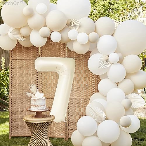 Miniatura 1294 de KatchOn, Globo dorado gigante del número 8 de 40 pulgadas, globo dorado del número 8 para decoraciones de cumpleaños de 8 años para niñas