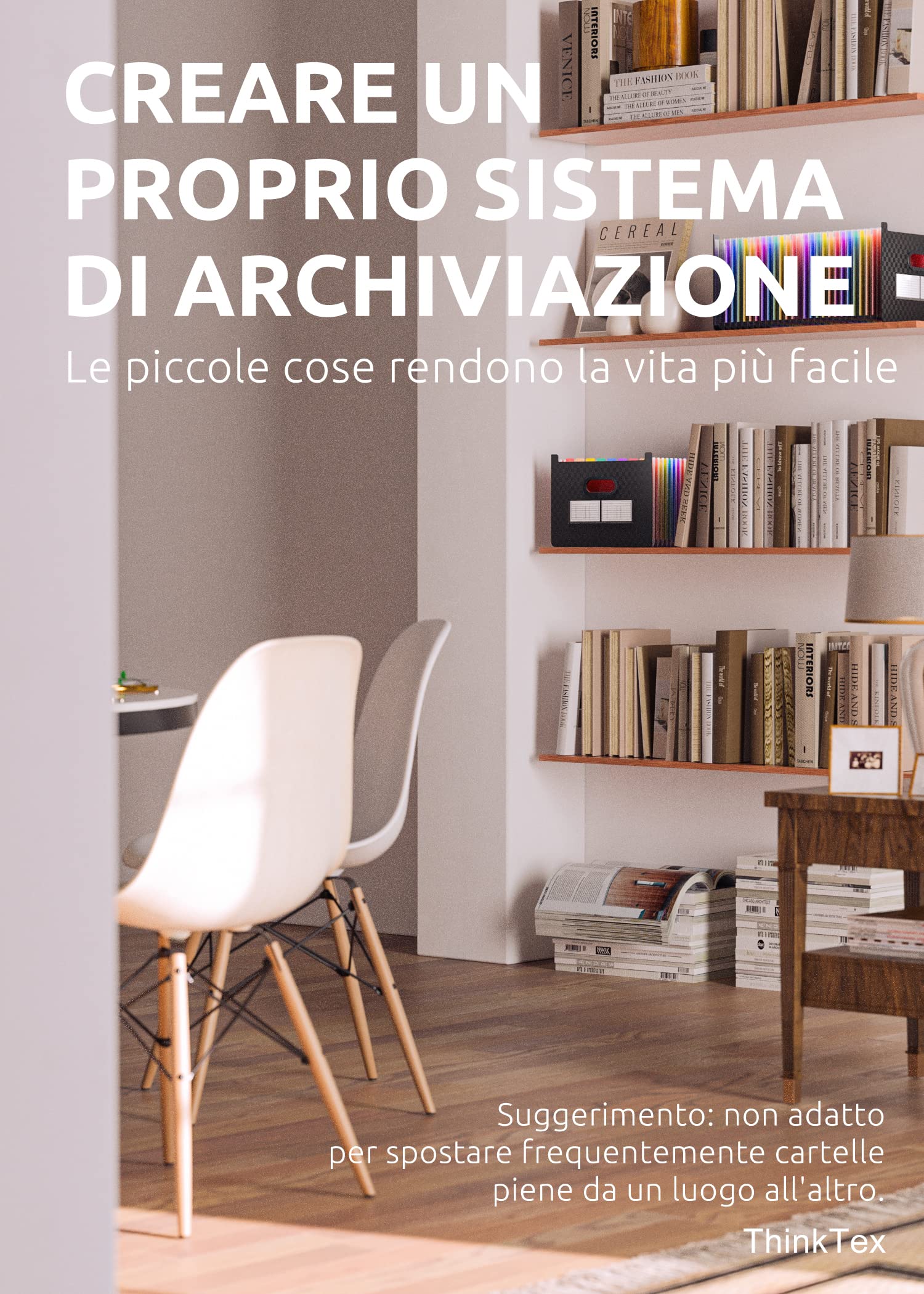 ThinkTex 26 Tasche Cartella Portadocumenti, A4 Documenti Espandibile, Senza Copertura, Cartelletta a Fisarmonica di Maggiore Capacità, per Casa, Scuola e Ufficio