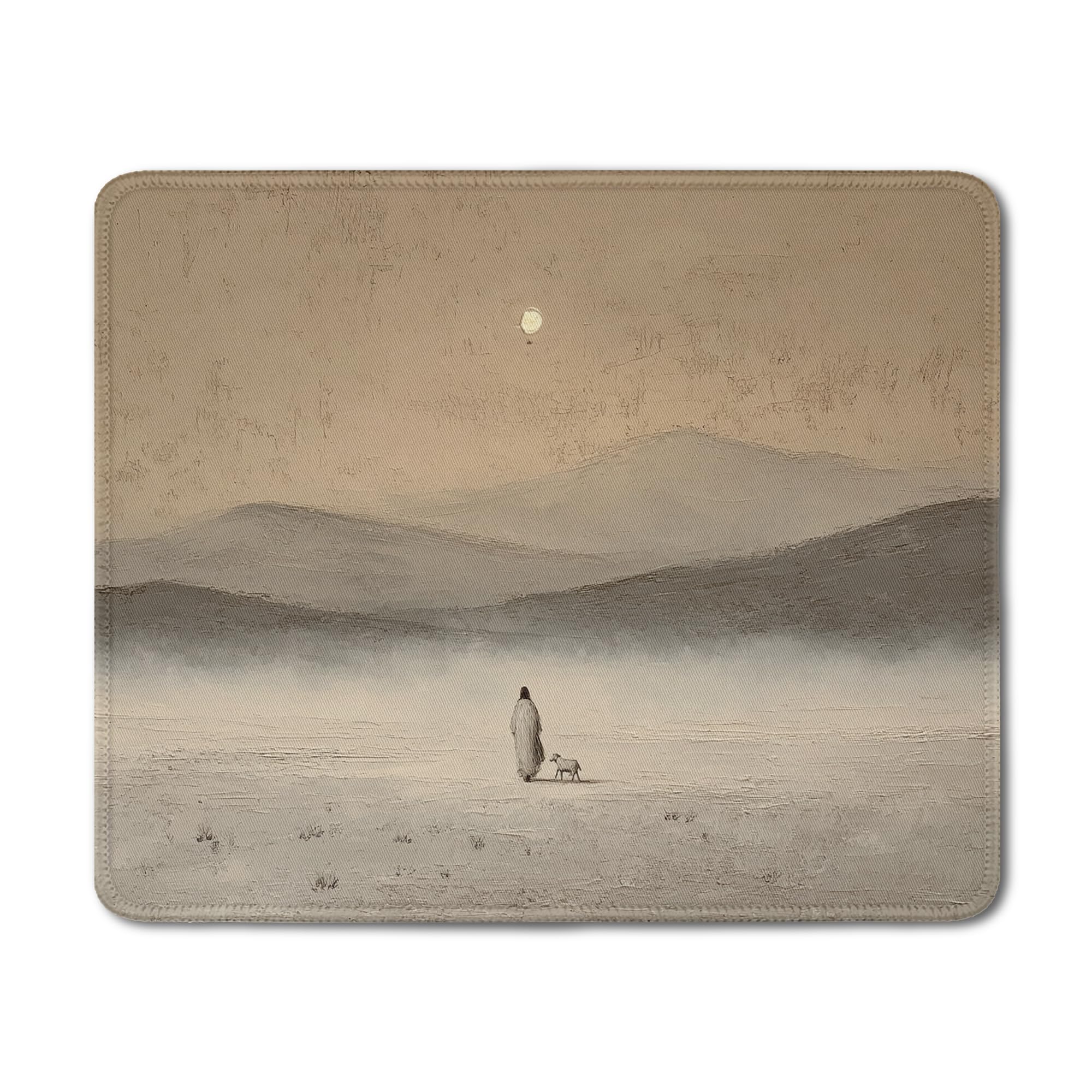 Inspirational Christian Mouse Pad - Floral Bible Verse -7