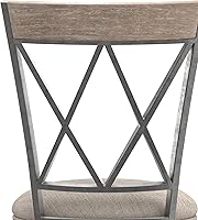 Vista 10 de Hillsdale Stewart Taburete giratorio para interiores y exteriores, peltre envejecido