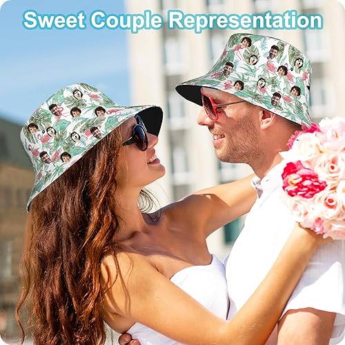 Miniatura 7 de Sombreros de pescador personalizados para mujeres y hombres, diseño personalizado de tu propio texto, logotipo, foto, sombrero de pescador para