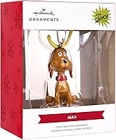 Vista 3 de Hallmark Dr. Seuss How The Grinch Stole Christmas! Max Adorno de Navidad, resina