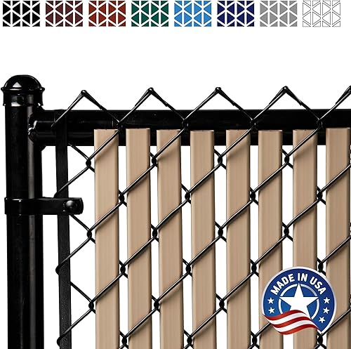 Miniatura 6 de Láminas de doble pared para insertar en vallas de reja para mayor privacidad para vallas de 3, 4, 5, 6, 7 y 8 pies de altura.