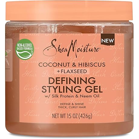 SheaMoisture Defining Hair Styling Gel for Thick, Curly Hair
