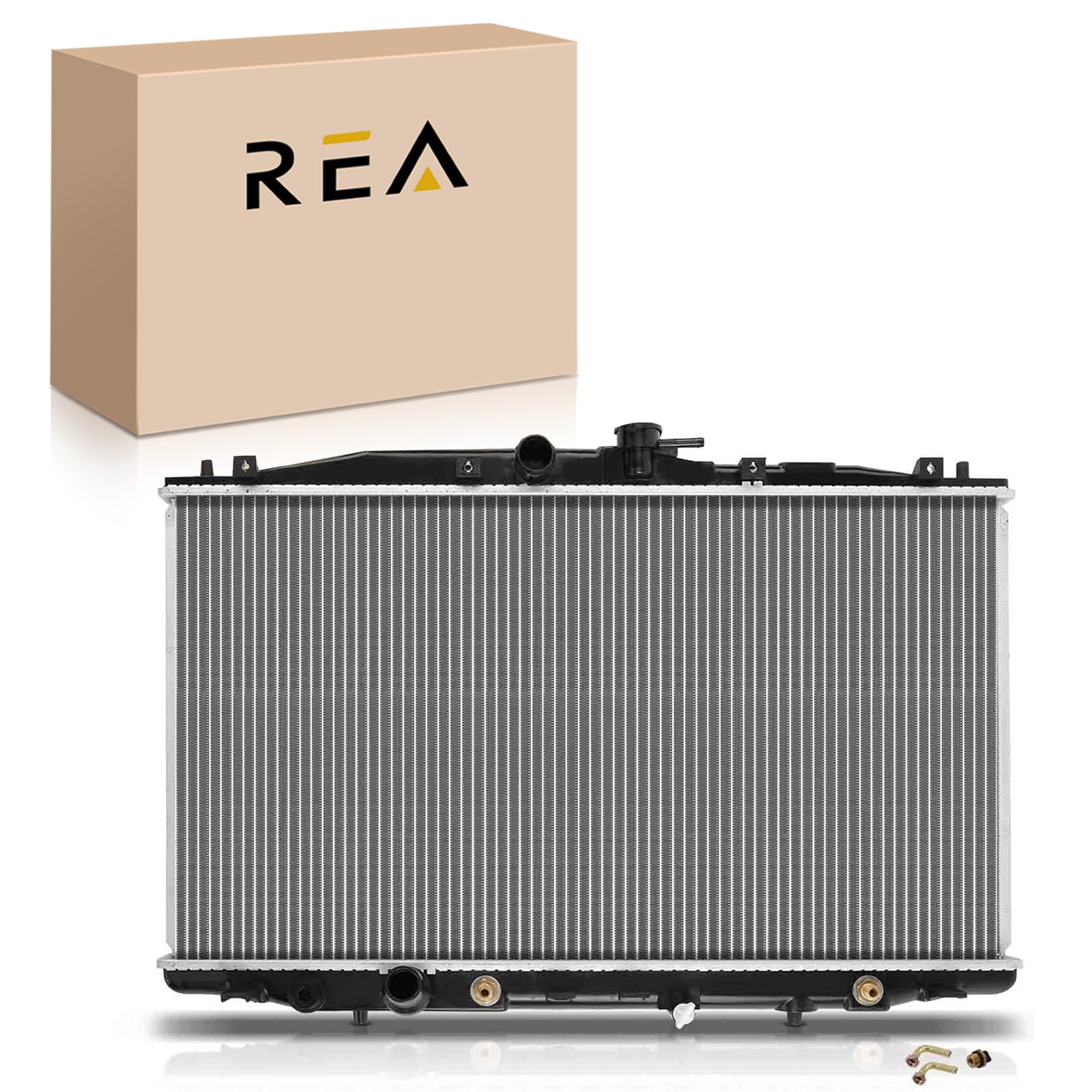 Engine Coolant Radiator with Transmission Oil Cooler Compatible with Acura TSX Base 2004-2008 L4 2.4L, Automatic Transmission, Replace# 19010RBBE01, 19010RBBE51