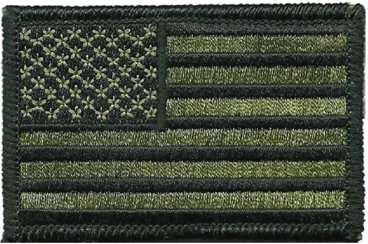 Tactical USA Flag Patch (Olive Drab)