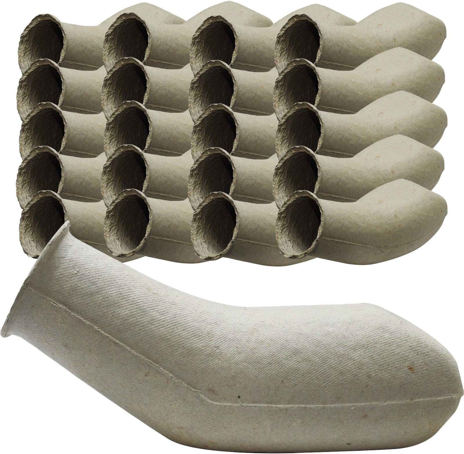 20 Pack 800ml Disposable Cardboard Pulp Maceraterable Male Urine Urinal Bottle