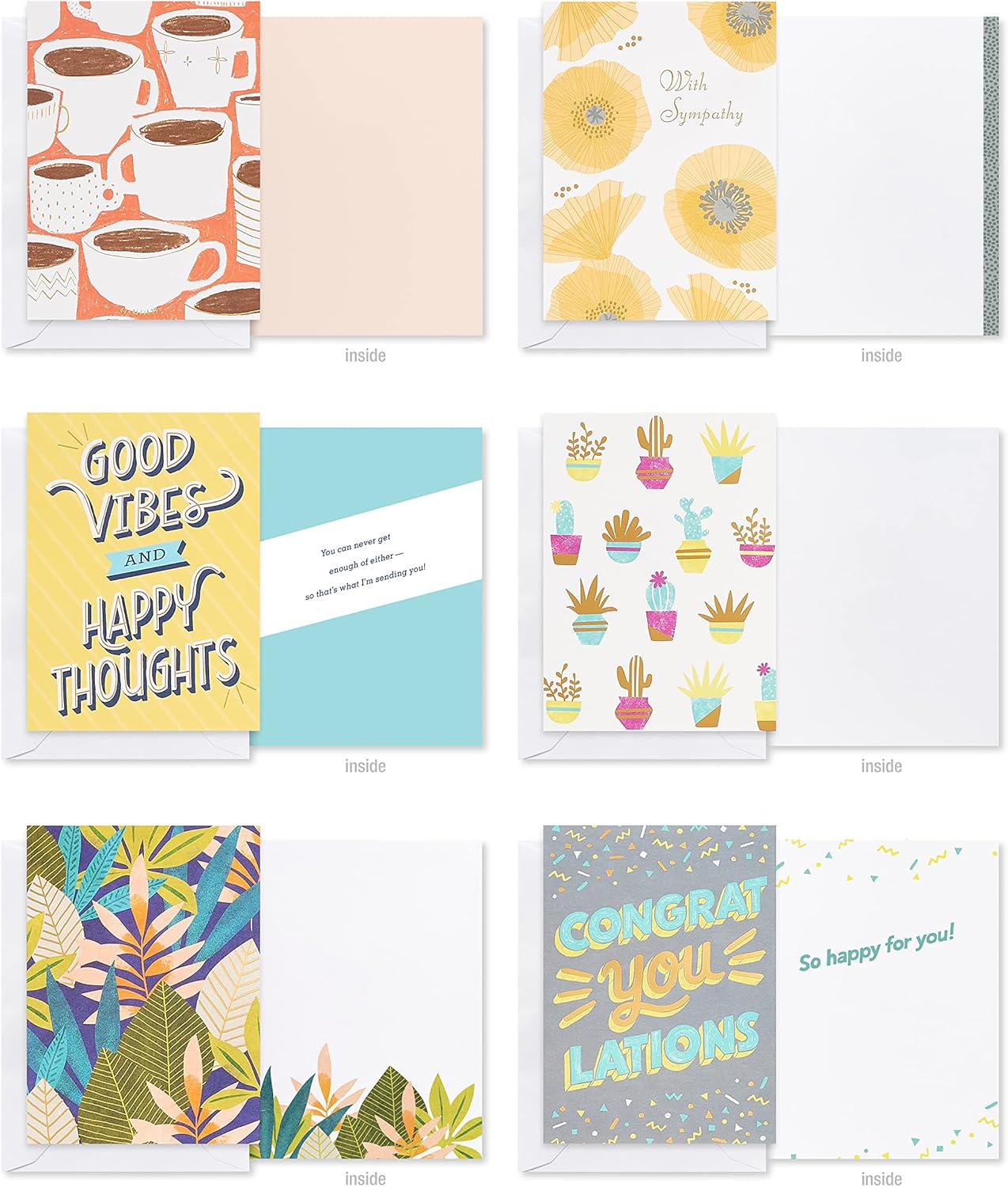 American Greetings Deluxe All Occasion Cards with Envelopes - Birthday, Thanks, Congrats and More (40-Count) - Image 9