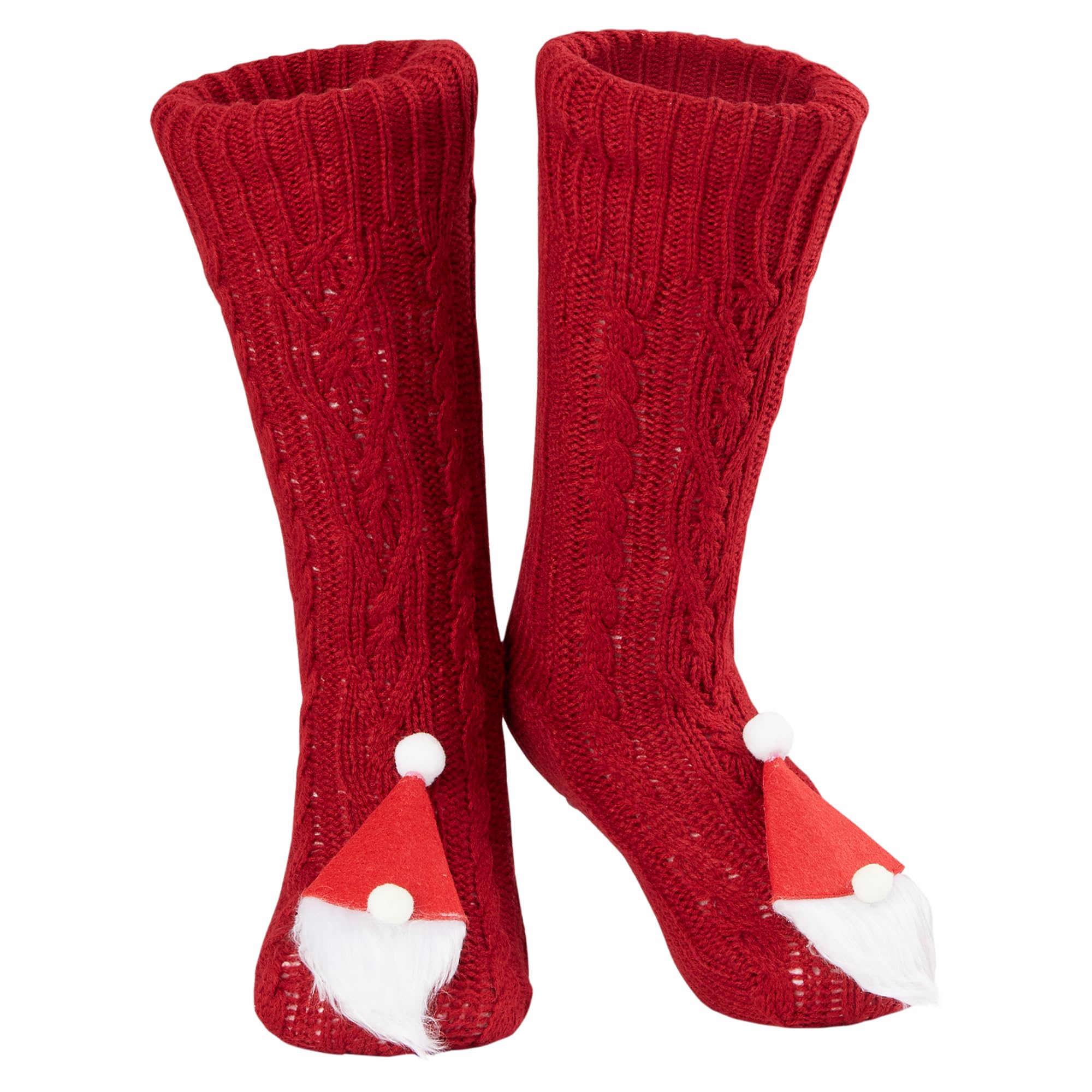 CityComfort Women's Slipper Socks - Fluffy - One Size - Festive Designs