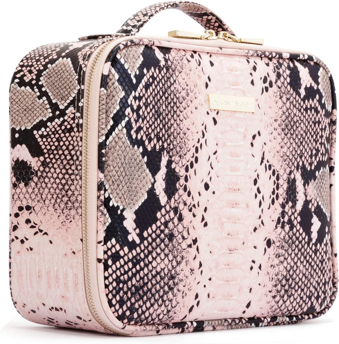 ROWNYEON Makeup Bag Large Makeup Bag Makeup Case Professional Makeup Artist Bag Makeup Organiser