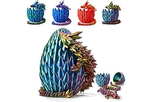 3D Printed Dragon Egg: Unleash a Hidden Crystal Enigma