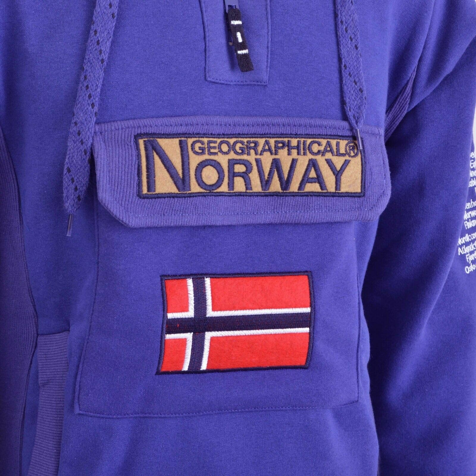 Geographical Norway Felpa Uomo GYMCLASS Viola Cappuccio