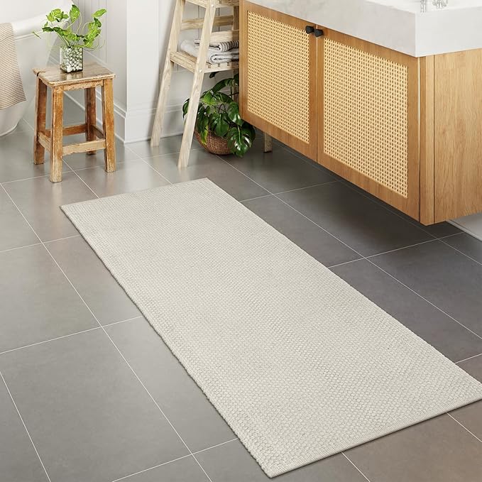 Lahome Boho Bathroom Runner Rug, 2x6 Washable Hallway