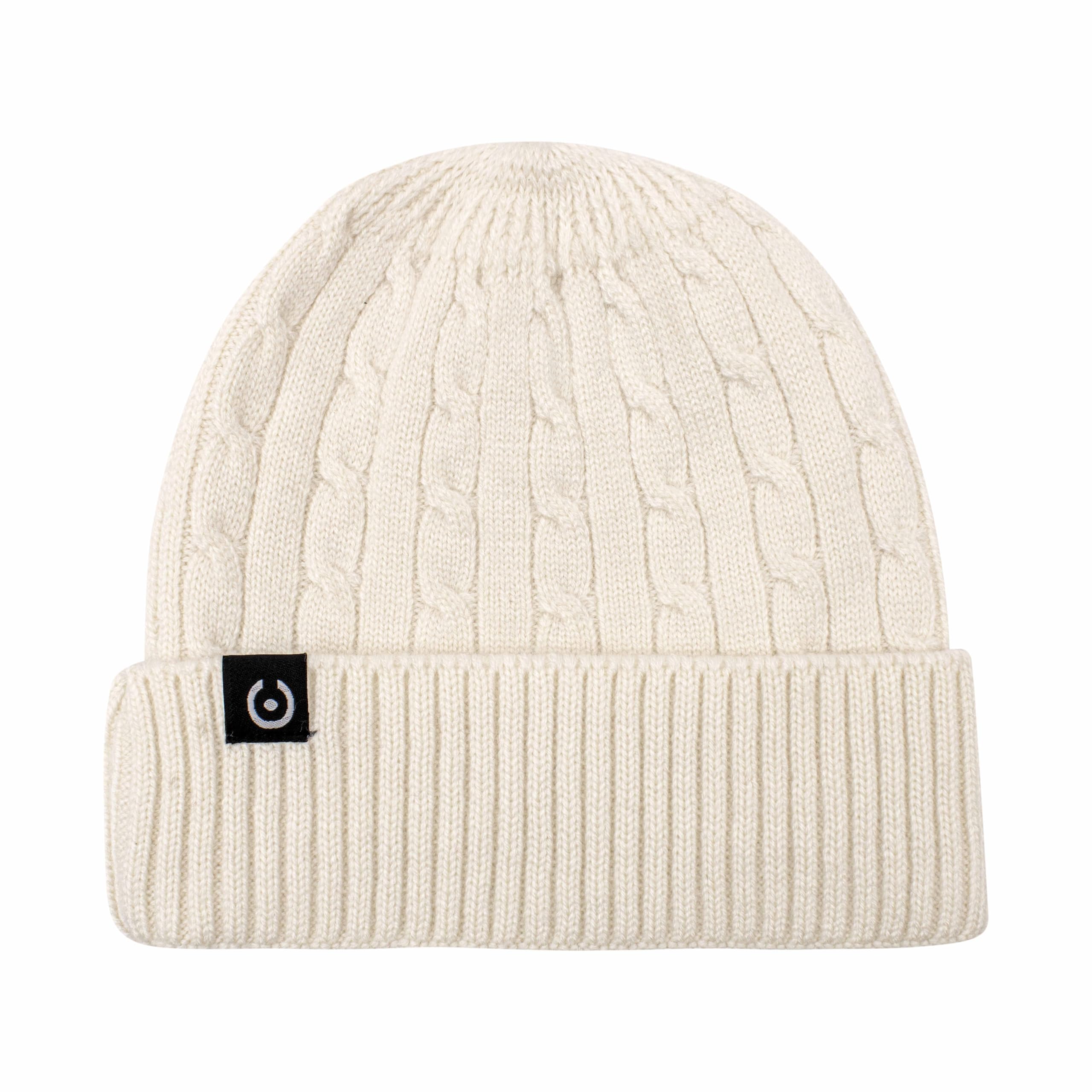 woolen beanie winter cap for men & women cable knit skull cap - soft, cozy & warm branded original wool garam topi hat - stylish woollen winter wear cap - acrylic, free size