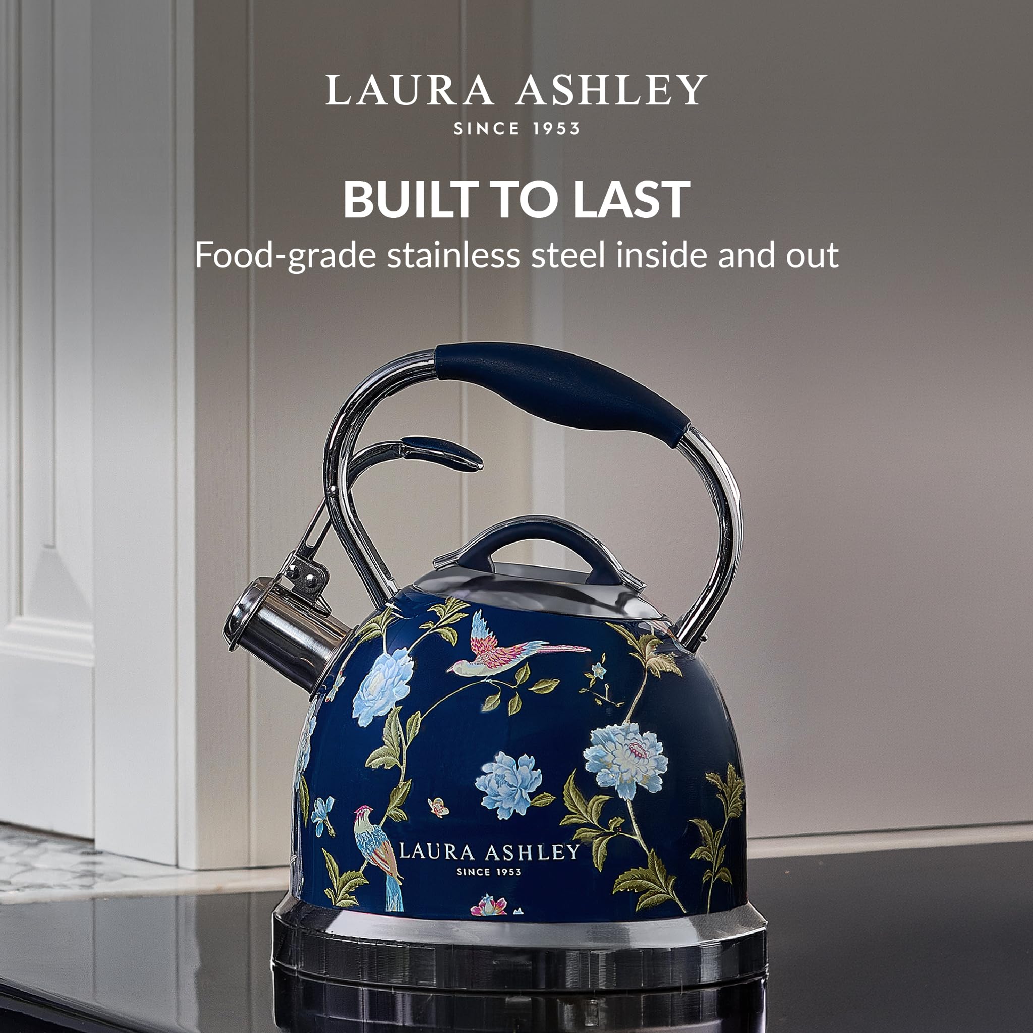 Laura Ashley Bollitore Induzione da 2,5 Litri di VQ Elveden Navy