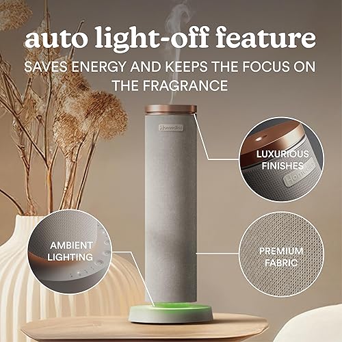 Miniatura 3 de Homedics SereneScent Difusor recargable sin agua de tela, uso con aceite Homedics SereneScent de 4.1 fl oz (se vende por separado) aromaterapia